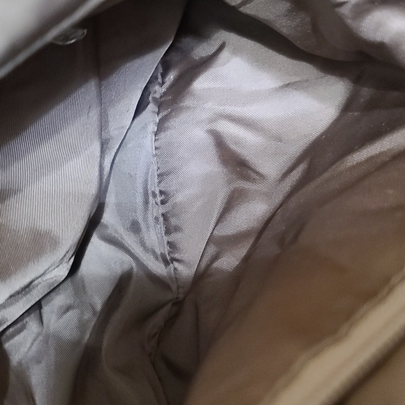 The Sak Womens Sholder Bag Purse TAN 3 Compartments EUC - Picture 7 of 11